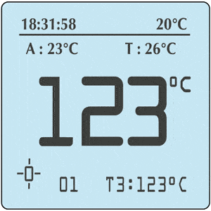 pirometro temperatura pneumatici