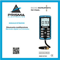 manuale istruzioni manometro con pirometro e cronometro